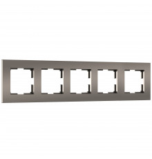 5-постовая рамка Werkel Slab, бронза софт