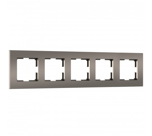 5-постовая рамка Werkel Slab, бронза софт
