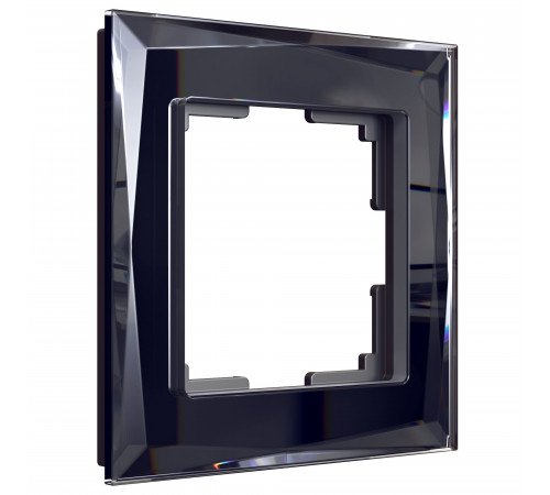 1-постовая рамка Werkel Diamant, черный