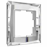 1-постовая рамка Werkel Diamant, зеркальный