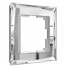 1-постовая рамка Werkel Diamant, зеркальный