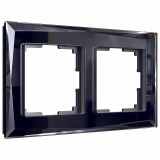 2-постовая рамка Werkel Diamant, черный