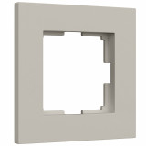 1-постовая рамка Werkel Slab, дымчатый софт