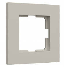 1-постовая рамка Werkel Slab, дымчатый софт