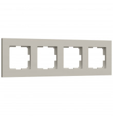 4-постовая рамка Werkel Slab, дымчатый софт