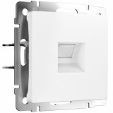 Розетка Ethernet RJ-45 Werkel, белый матовый