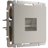 Розетка Ethernet RJ-45 Werkel, дымчатый
