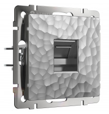 Розетка Ethernet RJ-45 Werkel, hammer серебряный