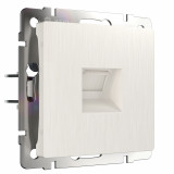 Розетка Ethernet RJ-45 Werkel, перламутровый рифленый