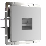 Розетка Ethernet RJ-45 Werkel, серебряный