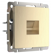 Розетка Ethernet RJ-45 Werkel, шампань рифленый