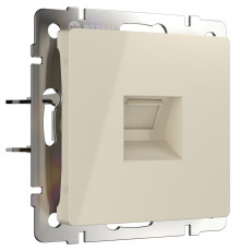 Розетка Ethernet RJ-45 Werkel, слоновая кость