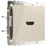 Розетка HDMI Werkel, слоновая кость