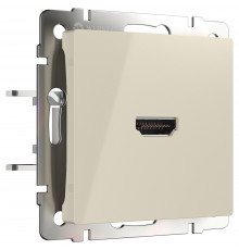 Розетка HDMI Werkel, слоновая кость